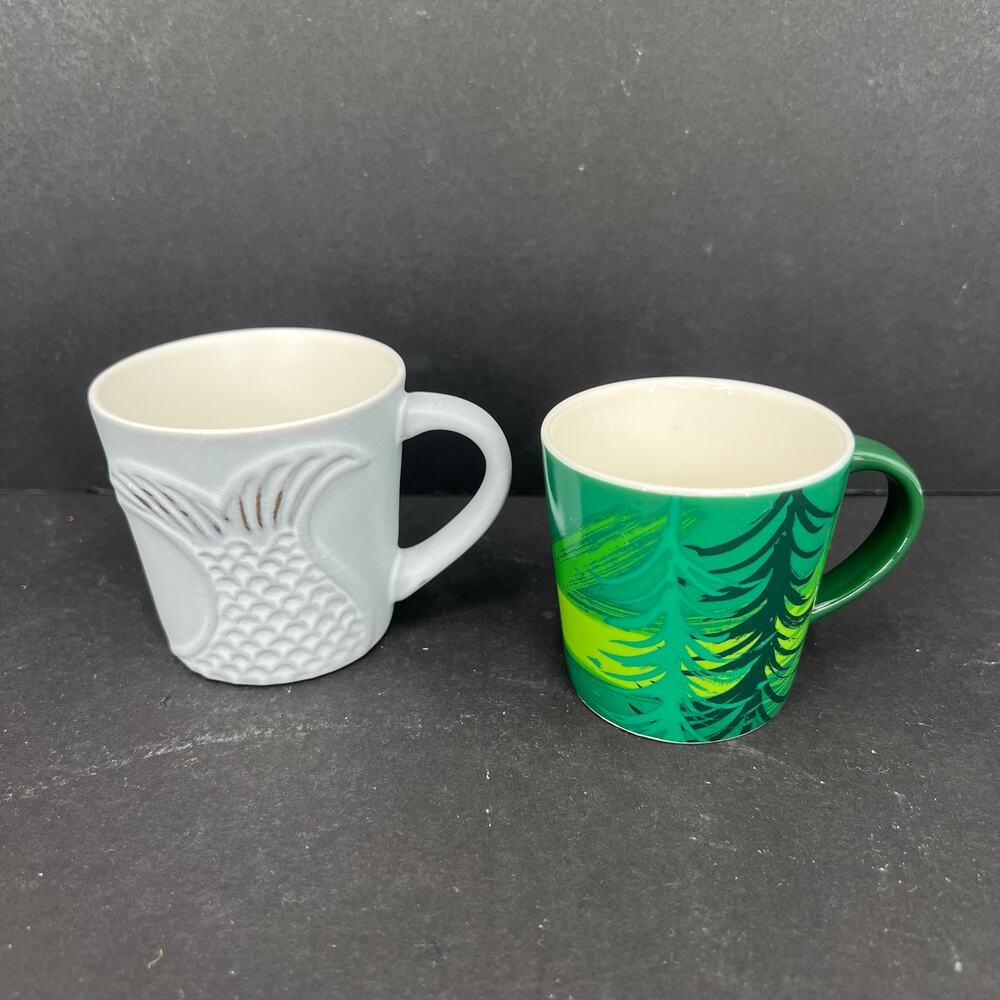 Starbucks set of 2 demitasse espresso cups small mugs